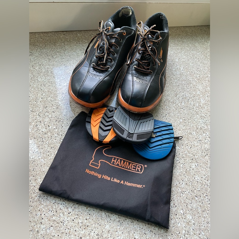 HAMMER Force Black/Pewter/Cobalt Bowling Shoes Size Men’s 8M